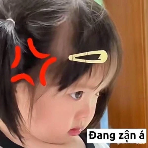 Ảnh meme hài hước khi giận