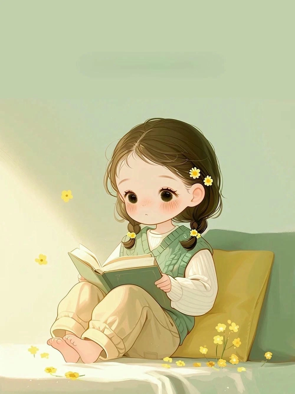 Ảnh anime chill đơn giản