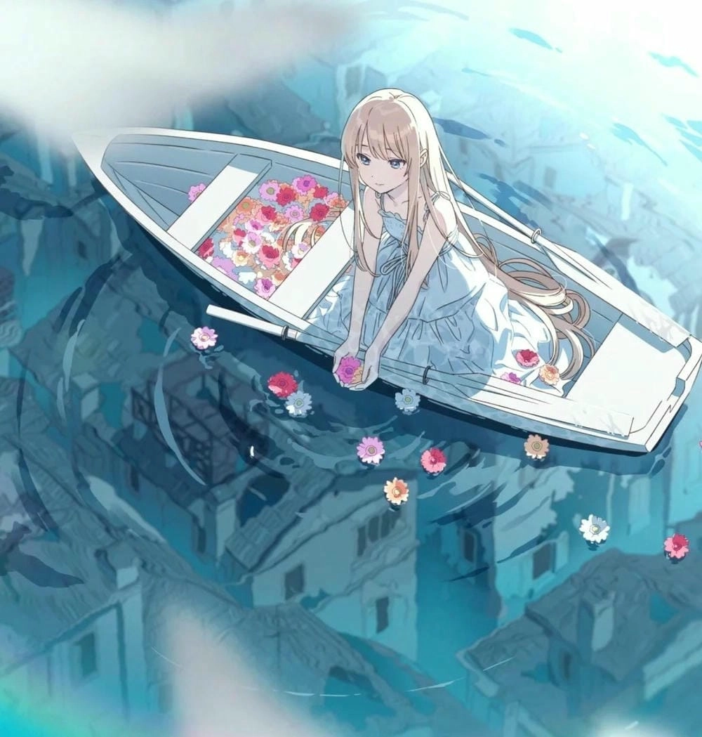 ảnh anime chill buồn 