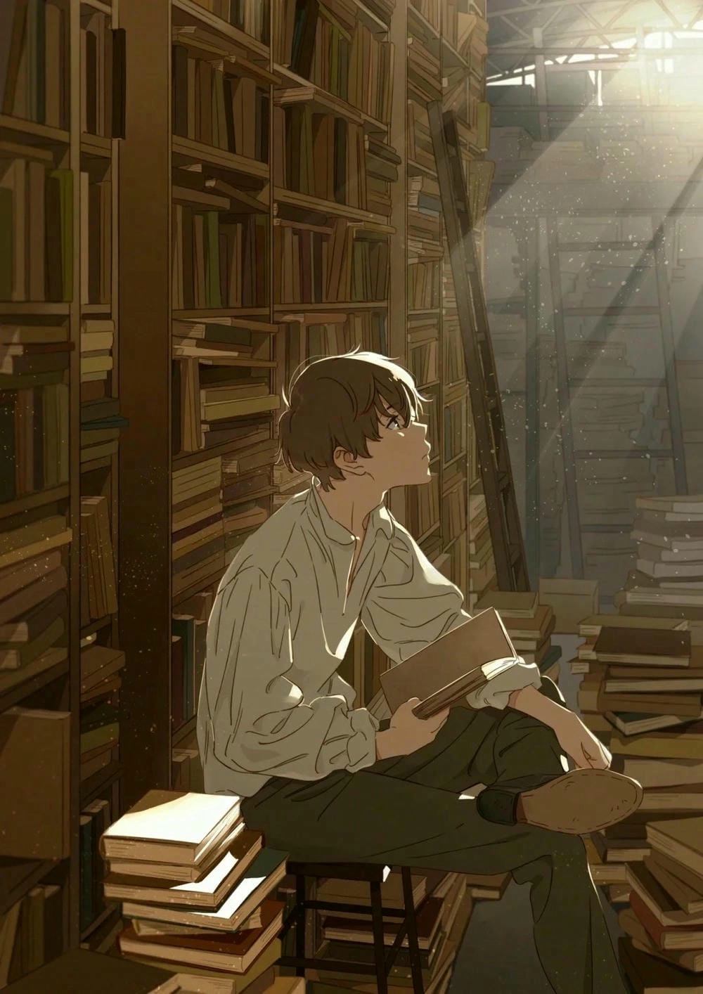 ảnh anime nam chill 4K
