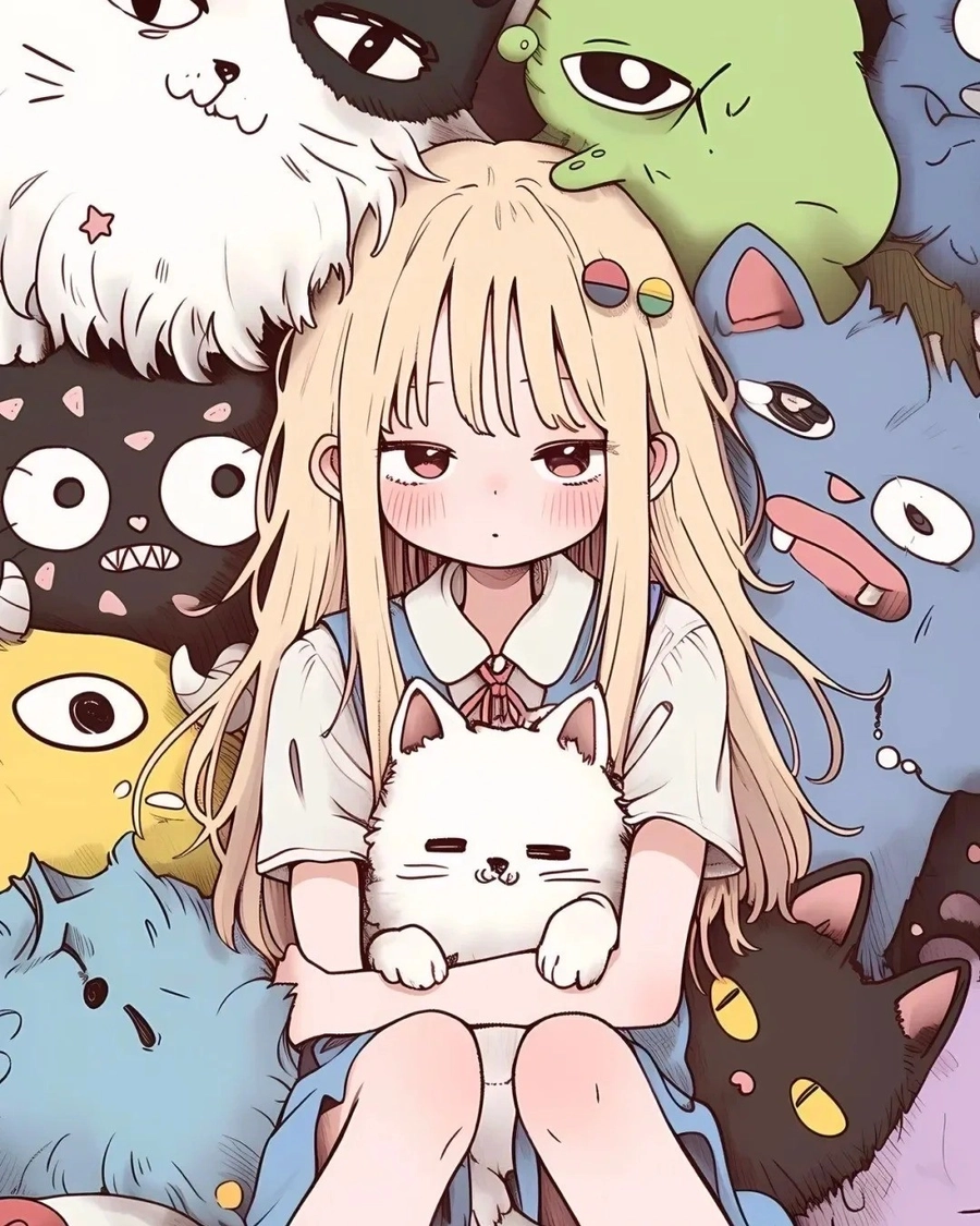 Hình ảnh anime cute dễ thương HD
