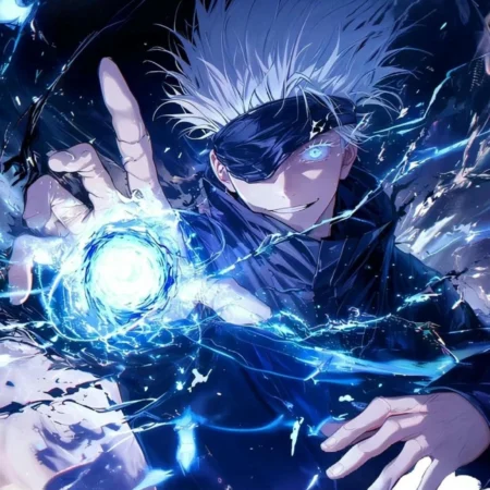 Tải miễn phí album ảnh anime Gojo Satoru ngầu lòi 4K sắc nét