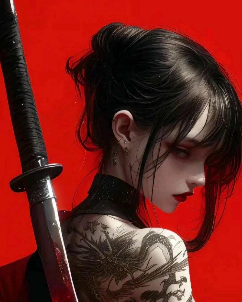 hình ảnh anime nữ ngầu