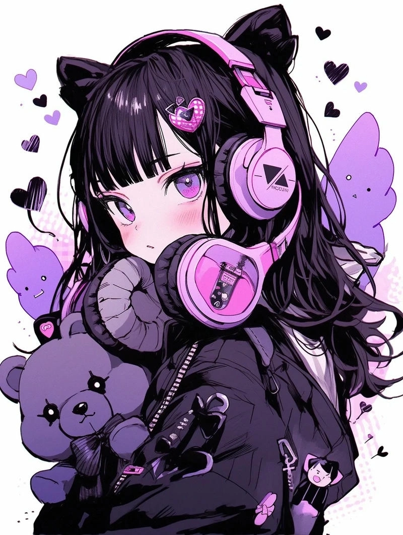 Ảnh anime con gái cute