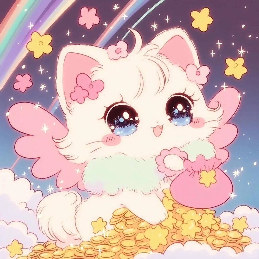 Download ảnh mèo anime cute