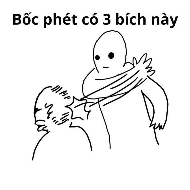 3 bích meme được yêu thích