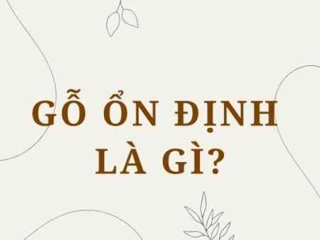 Gỗ ổn định là gì?Đặc điểm, công dụng trong nội thất hiện đại