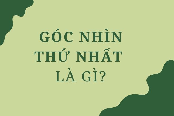Góc nhìn thứ nhất là gì