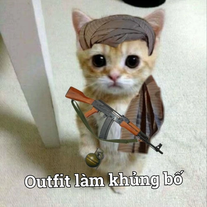 Meme cầm súng hài