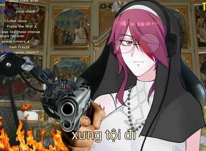Bắn súng meme hài hước