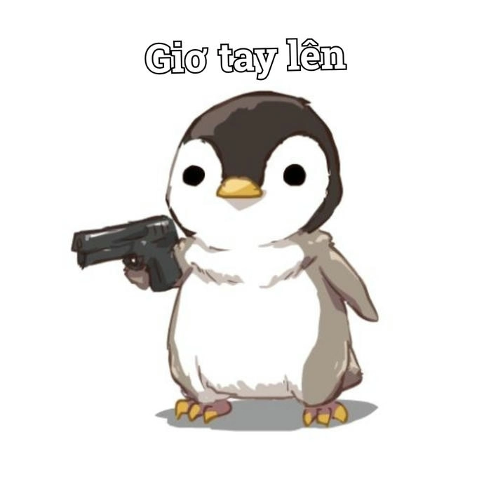 Hình ảnh meme vui với súng