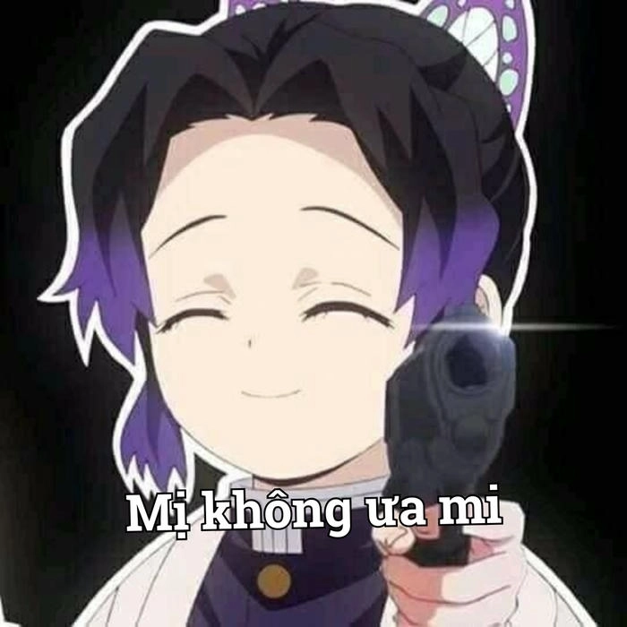 Meme nhân vật cầm súng