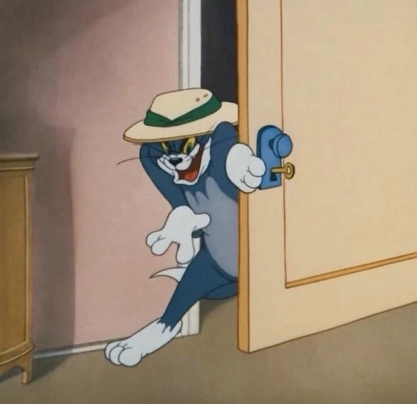 Meme hoạt hình mèo Tom