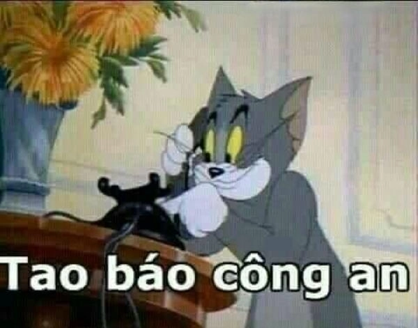 Meme hoạt hình Tom and Jerry