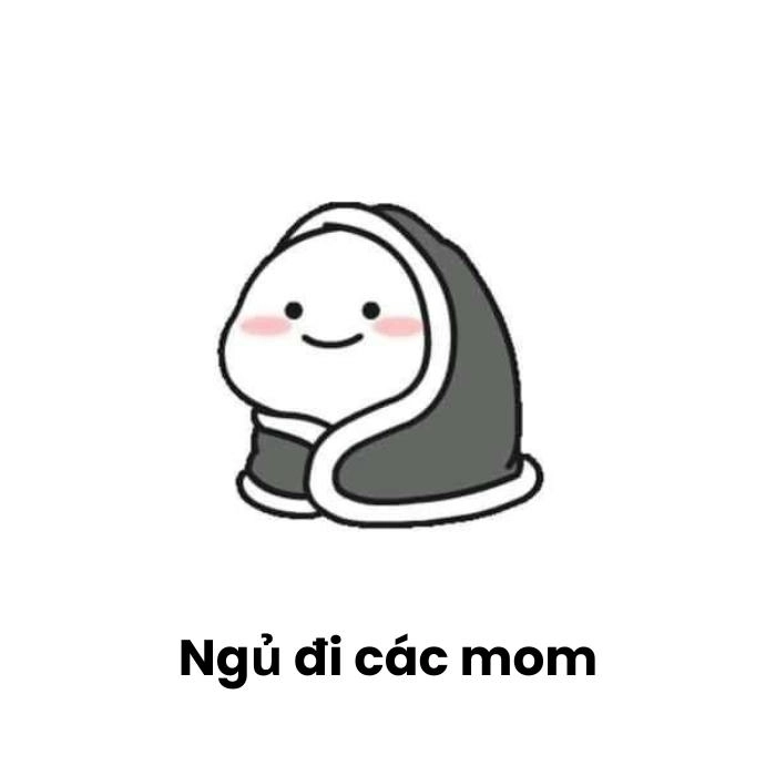 Meme ngủ ngon đáng yêu