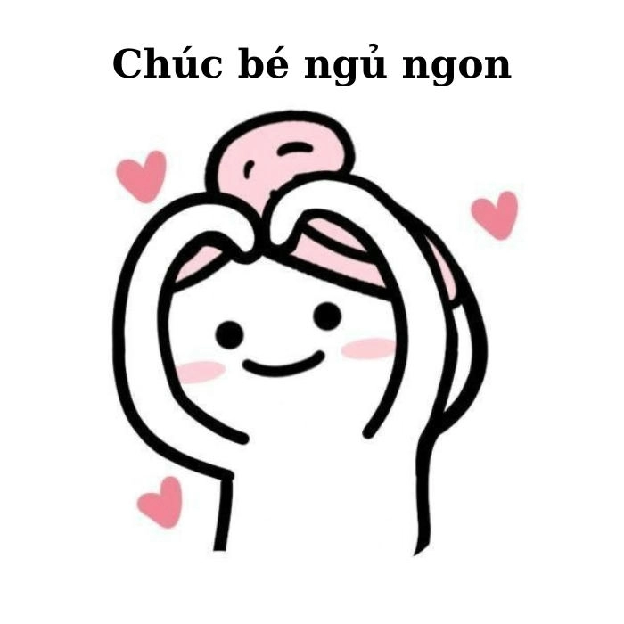 Meme chúc ngủ ngon dễ thương