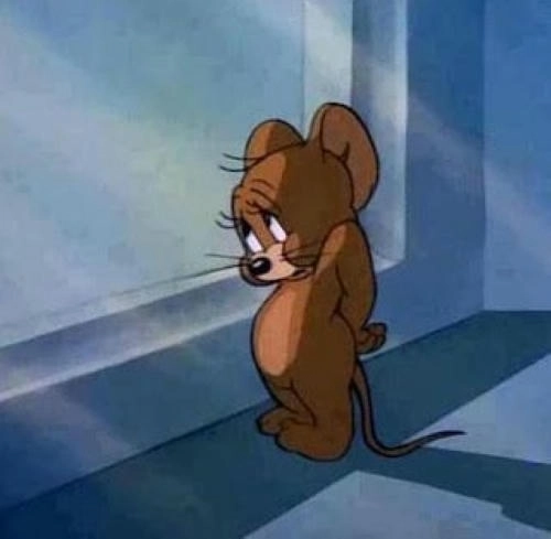 Meme Jerry mặt buồn