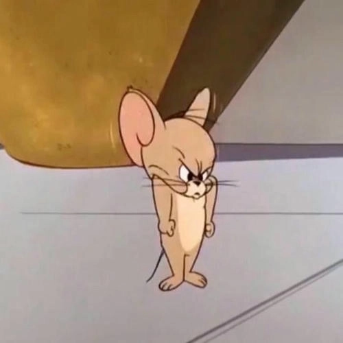 Hình meme chuột Jerry hài hước