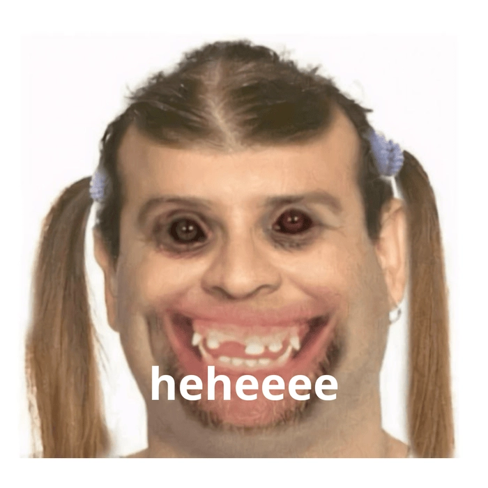 Meme hehe dễ thương