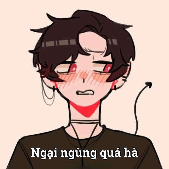 Meme ngại ngùng viral