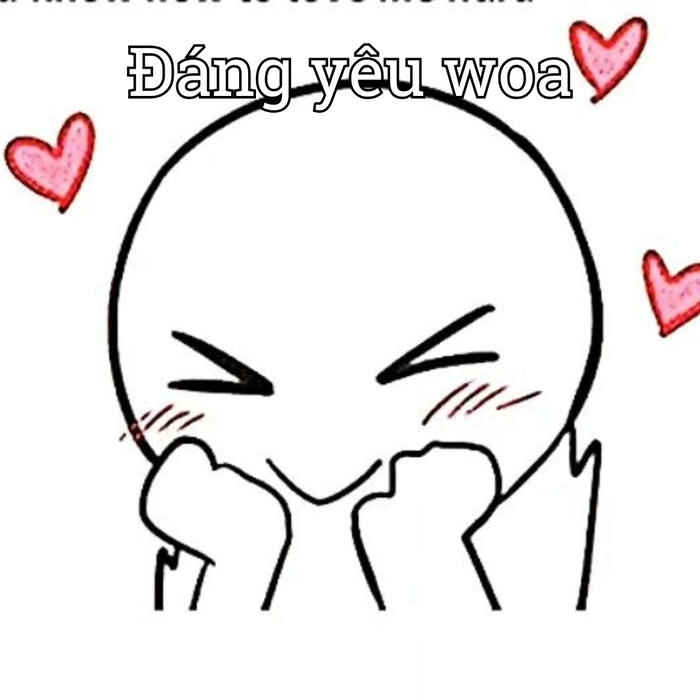 Cười ngại ngùng meme vui nhộn