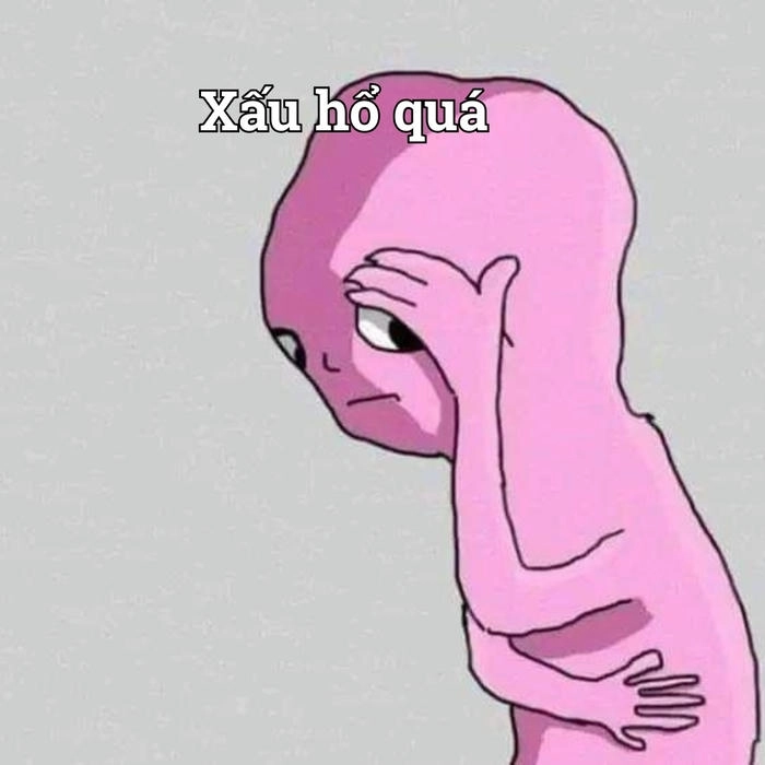 Meme ngại ngùng cực kỳ hài hước