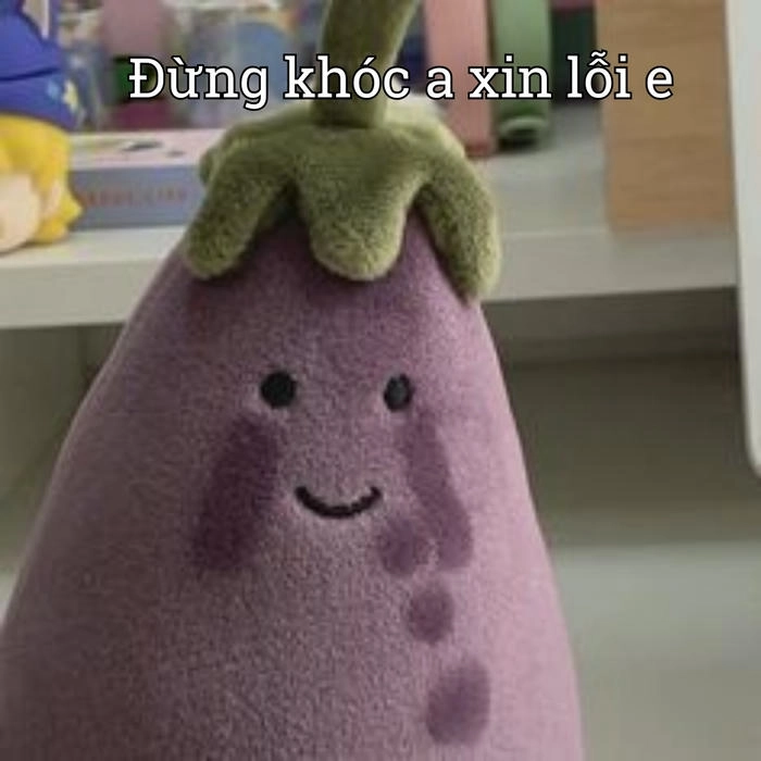 Ảnh meme xin lỗi dễ thương