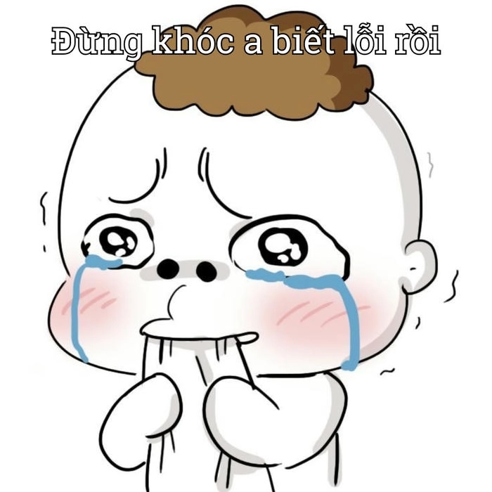 Meme xin lỗi đáng yêu