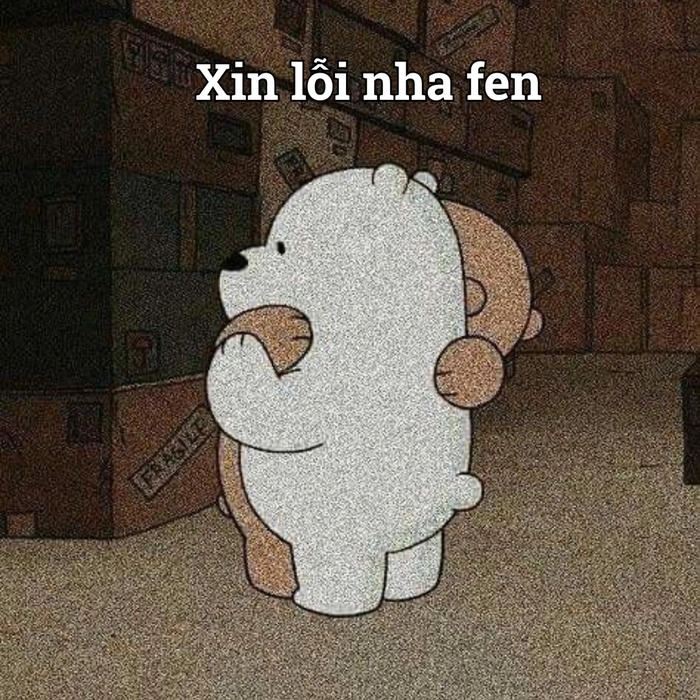 Meme ôm nhau xin lỗi