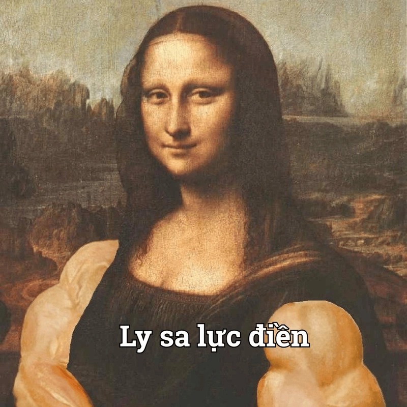 Meme Mona Lisa chán đời