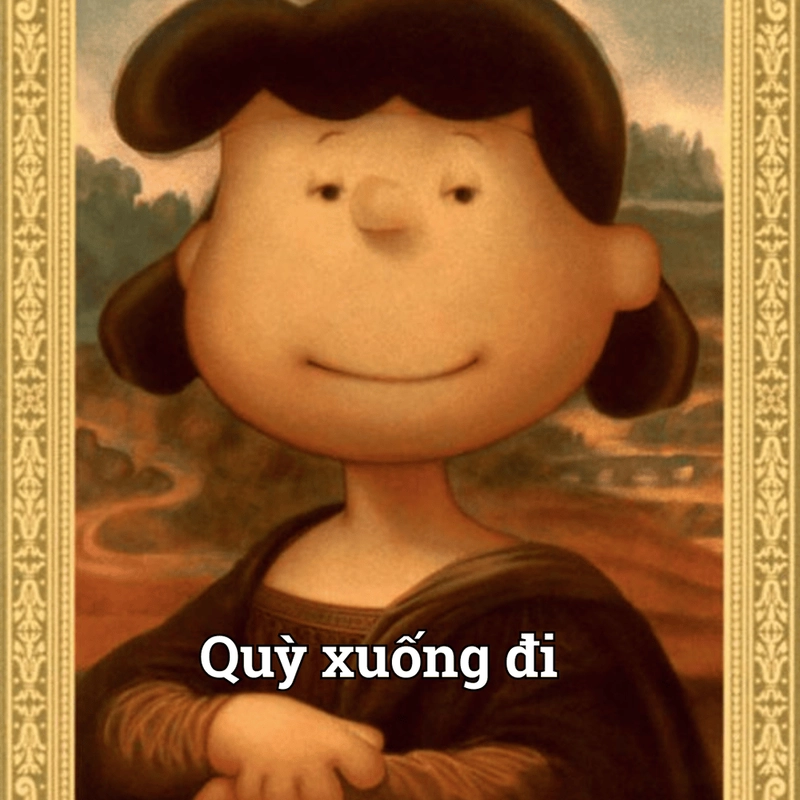 Meme Mona Lisa cực hài
