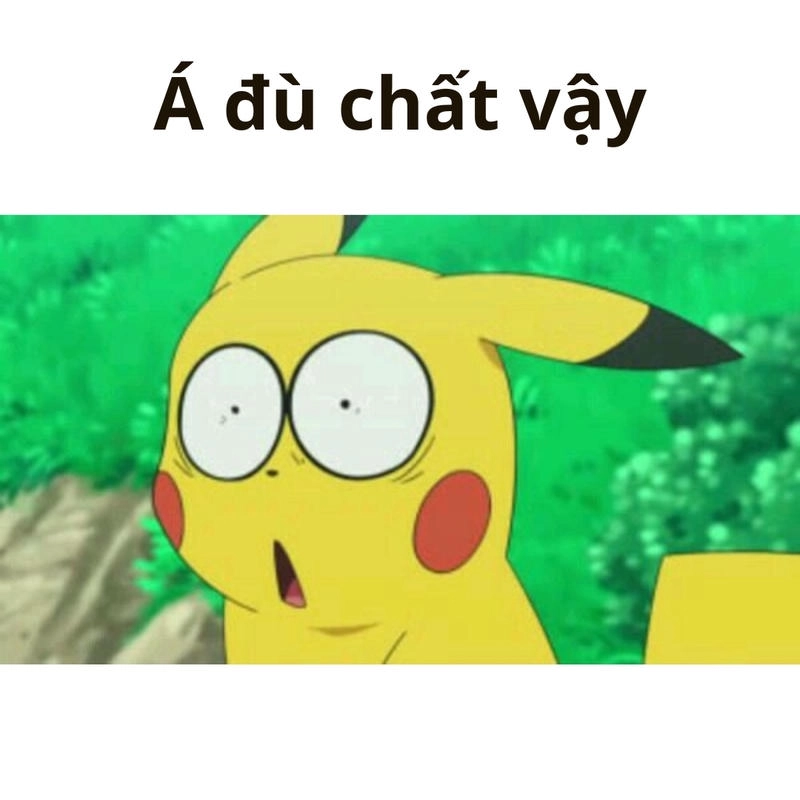 Hình ảnh meme Pikachu thú vị