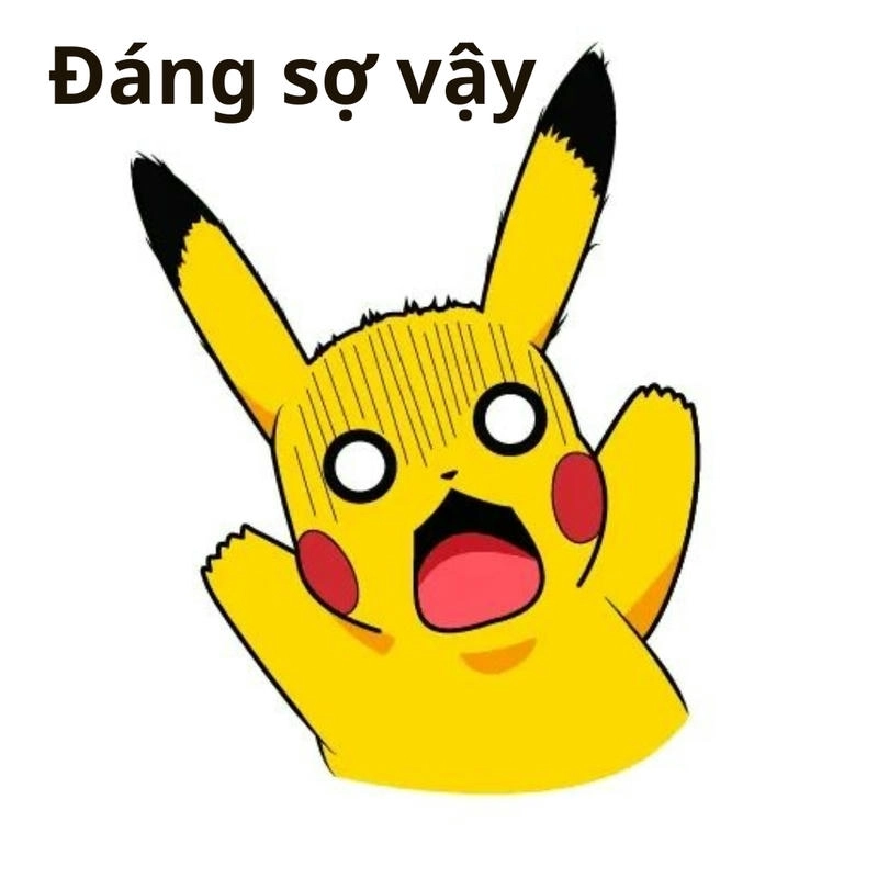 Ảnh meme Pikachu cười phấn khích