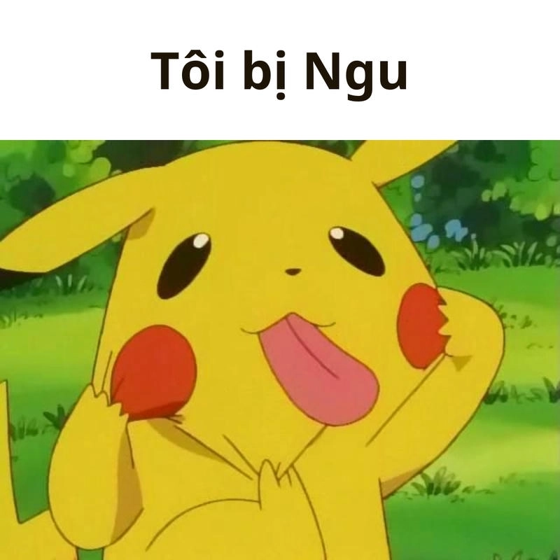 Meme Pikachu cực dễ thương
