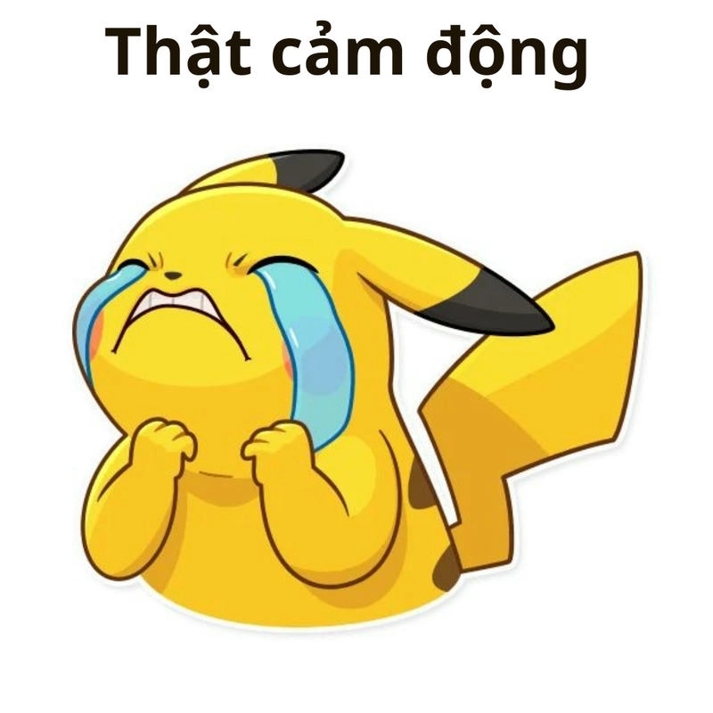 Ảnh Pikachu meme cười té ghế