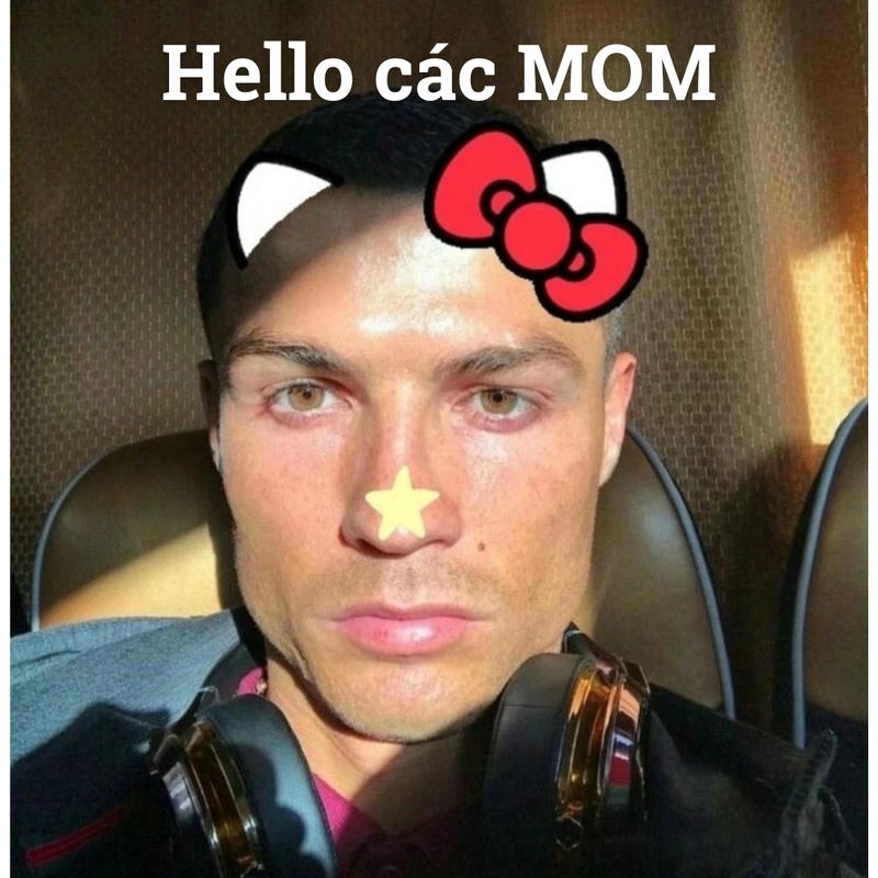 Hình ảnh Ronaldo siêu đáng yêu