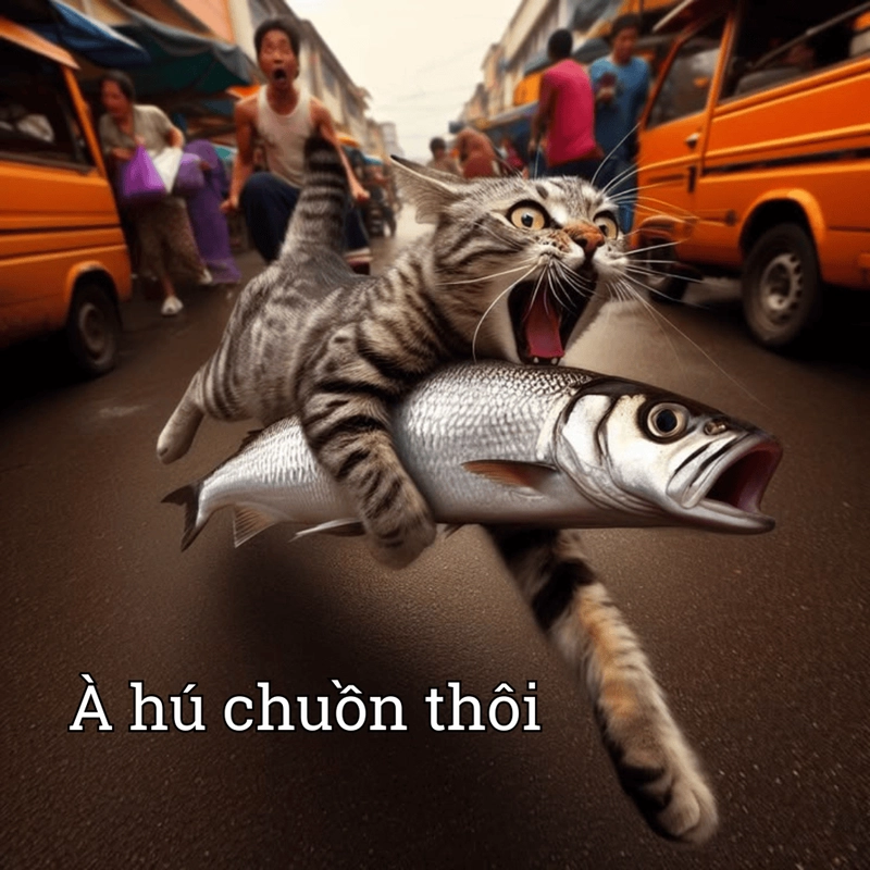 Meme chạy như bay