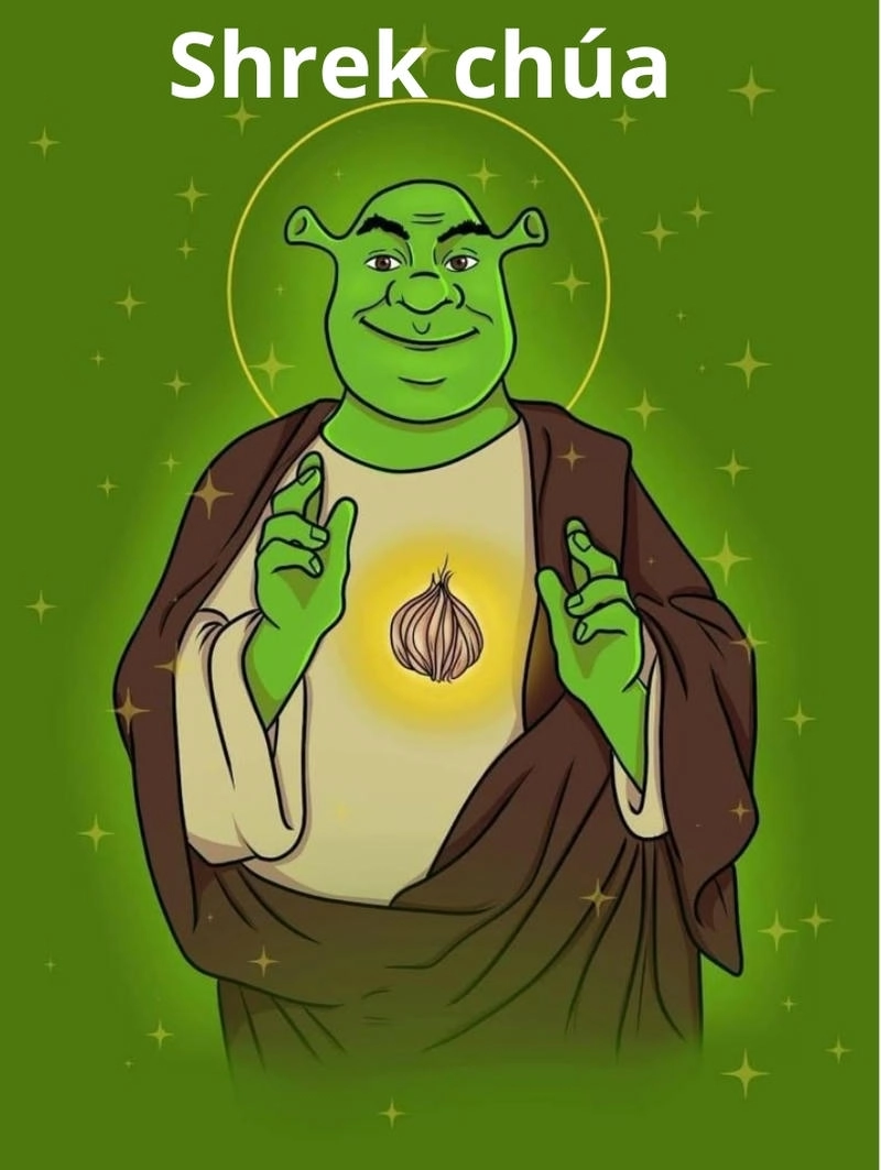 Ảnh Shrek meme ngầu