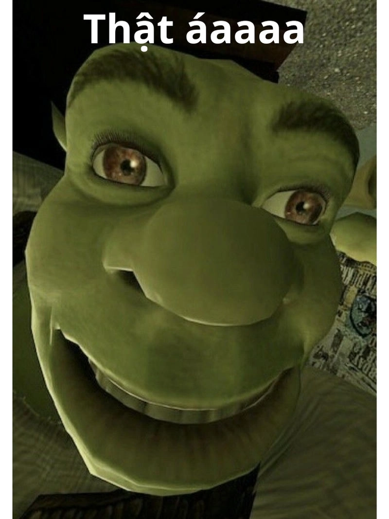 Hình ảnh Shrek biểu cảm đặc trưng