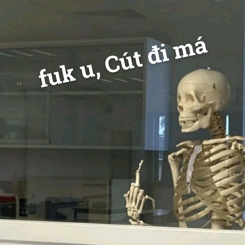 meme skeleton dễ gây nghiện