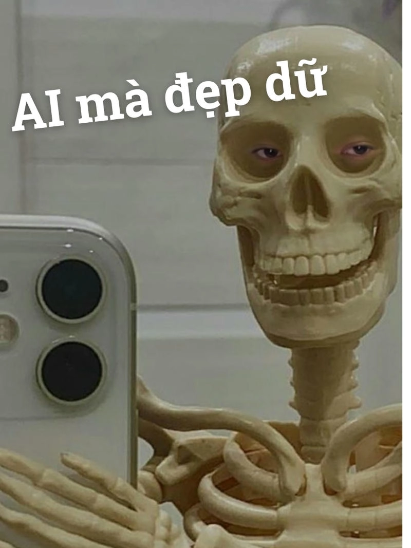 meme skeleton vui vẻ
