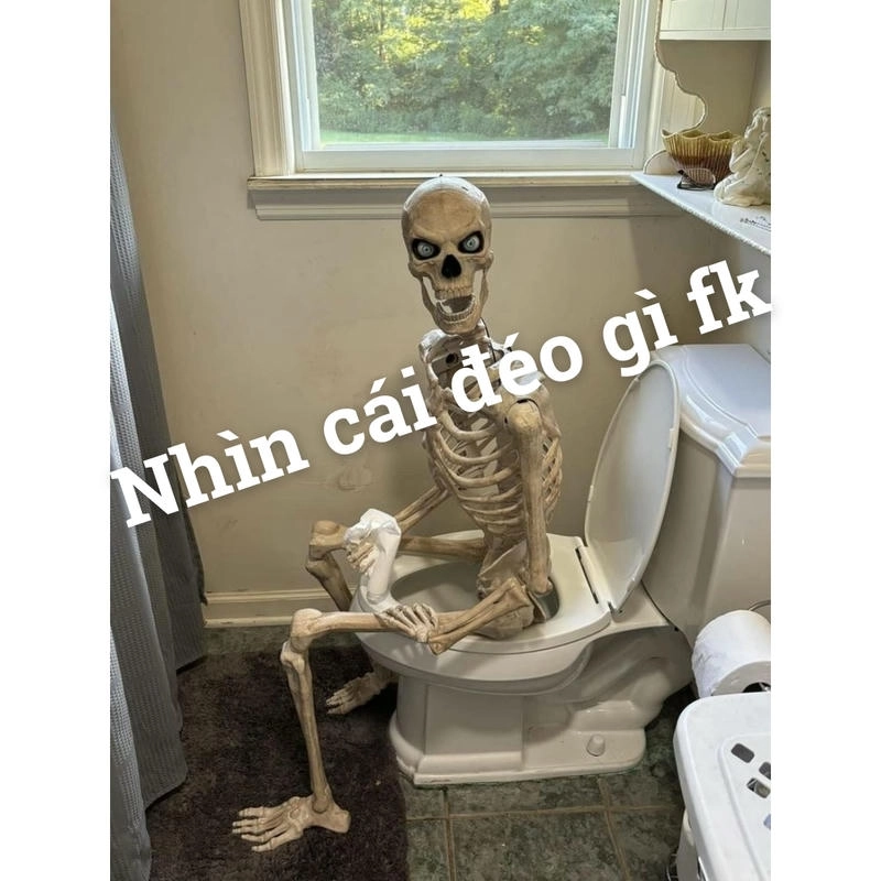 skeleton meme gây sốt