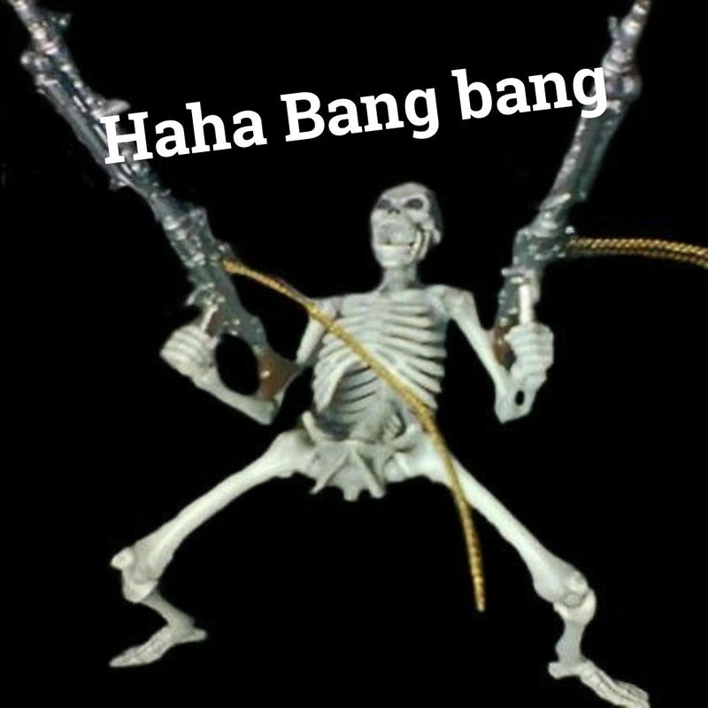 skeleton meme độc đáo