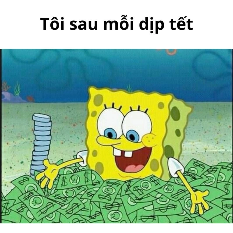 Spongebob meme cười không ngừng