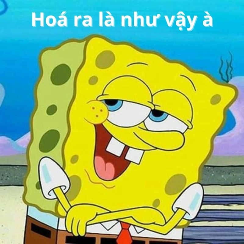 Meme Spongebob khoảnh khắc hài hước