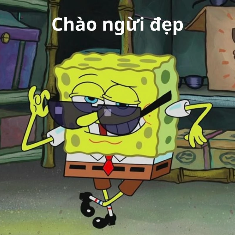 Meme Spongebob cực ngầu
