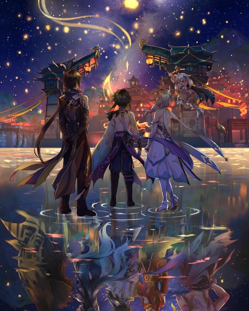 hình nền anime Genshin Impact 3