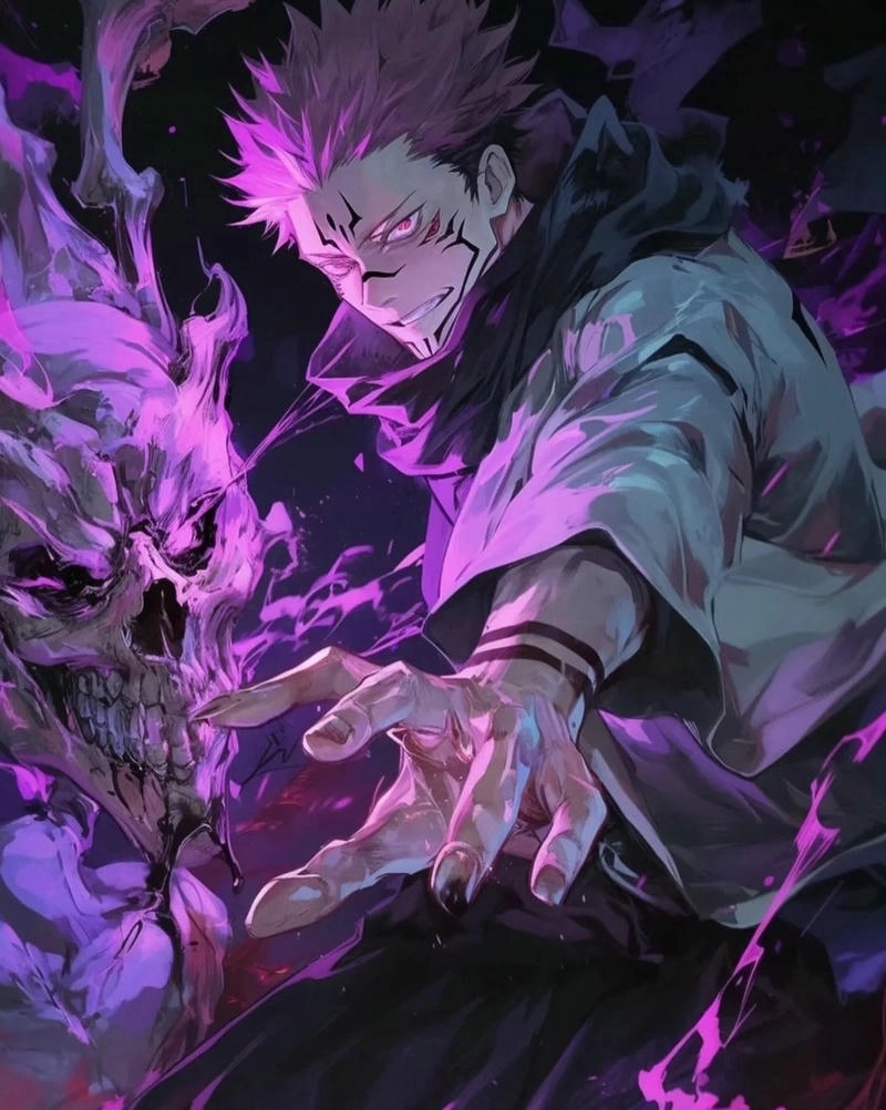 ảnh anime sukuna xuất chiêu