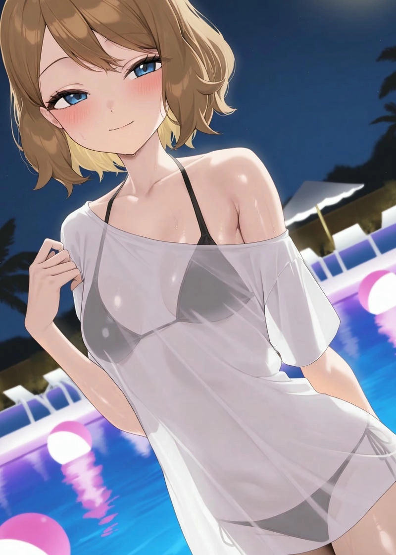 ảnh anime gái xinh bikini 2