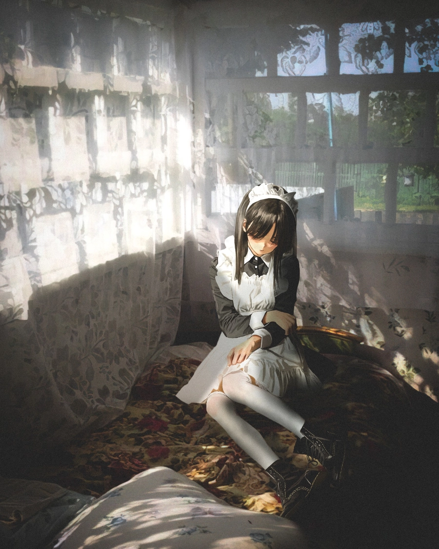 ảnh anime nữ hầu gái 4